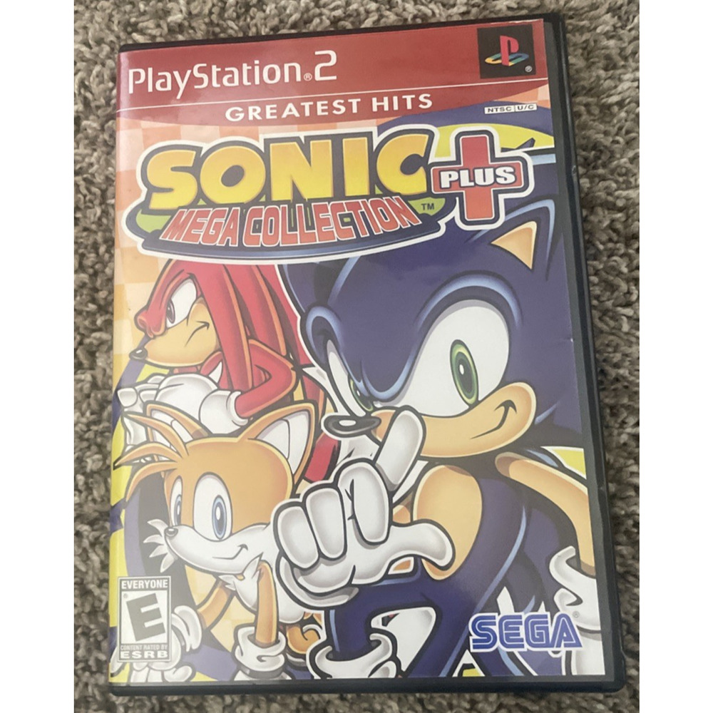 Sonic Mega Collection Plus (Sony PlayStation 2, 2004, Video Game)
